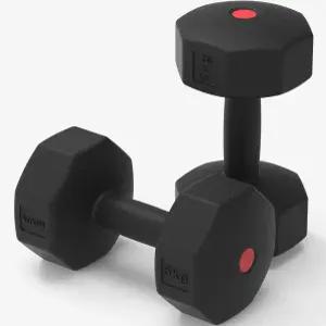 이고진 블랙팔각 덤벨 아령 5kg 2개 아령세트 웨이트 운동