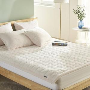 고밀도 극세사 침대패드 슈퍼싱글 킹사이즈 고정밴드 매트 SS/K