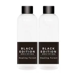 [유통기한 임박] 바이향 블랙에디션 디퓨저 리필오일, 힐링숲속향, 200ml, 2개