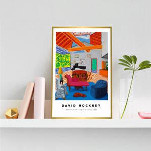 데이비드호크니 인테리어 그림 액자 포스터 몬트캄