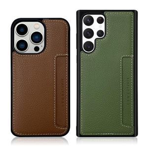 갤럭시 아이폰 스티치 카드 가죽 케이스 S25/S24/S23/S22/S21 14/13/12/11 울트라/플러스/프로/프로맥스/미니