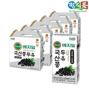 국산콩 검은콩 고칼슘 두유 190ml x 80팩