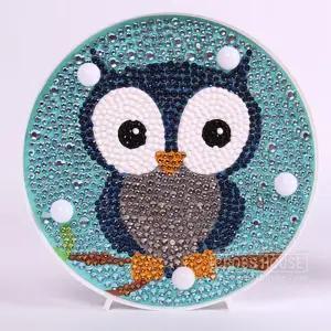 LED 무드등 보석십자수 곰돌이 베어 몰랑이 캐릭터 꽃/동물 DIY 패키지 (건전지포함)