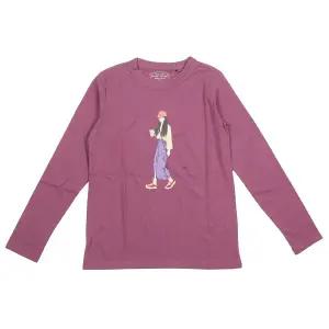 [롯데백화점]뱅뱅 여성 소녀 프린트 긴팔 티셔츠 (NTK711)