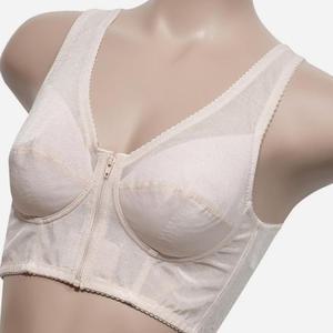 앞지퍼 브라 등살 여성 보정 편안한