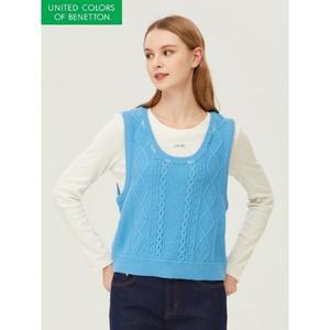 [베네통]케이블 베스트 니트 BAKV04411_P382979386