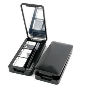 1세트 3구 깨진 립스틱 새도우 소분 용기 팔레트 미니 립 파레트 공용기 휴대용 케이스