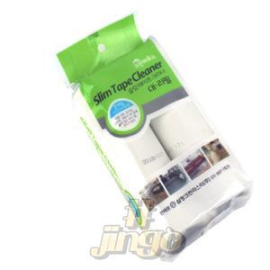 슬림 테이프 크리너 대형 리필 2개입 먼지제거 청소 롤 돌돌이 사선컷팅테이프크리너 청소롤리필