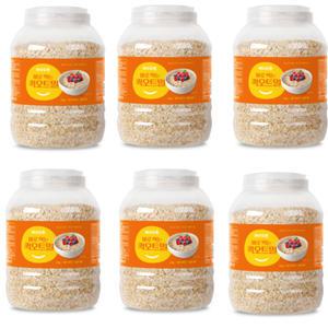 두보식품 헤이오트 바로먹는 퀵 오트밀 2kg 6개 귀리 선물 자취 간편식 간식 슈퍼곡물 곡물 추천 가성비