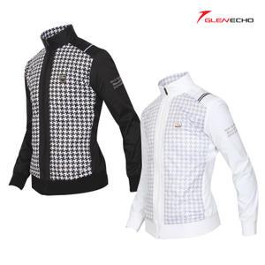 그렌에코 ges25301 남성 스판안감 프린트배색 풀집업 반목점퍼/가을바람막이