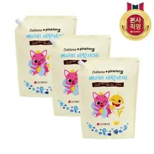 [엘지생활건강]베비언스 핑크퐁 베이비 세탁세제 리필 2.2L 3개