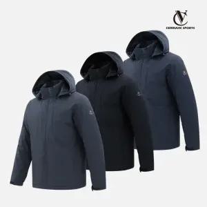 [세루빅스포츠][세루빅스포츠] 남성 후드 탈부착 가능 웰론 패딩 점퍼