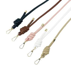 크로스 숄더 가죽 꼬임 가방끈 120cm