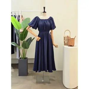 [대구백화점] [4CUS]퍼프 소매 허리 슬림 원피스(25FM5E9OP5190)