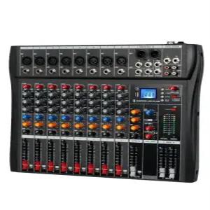 음향조절 오디오 믹서기 다채널 음악 공연 인터페이스 방송실 앰프 전문 USB