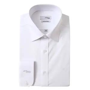 [대구백화점] [듀퐁셔츠]터치감이 좋은 화이트 슬림핏셔츠(SE5FM22LS928SWH)