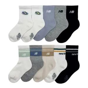 뉴발란스 남아 양말 5족 주니어 키즈 아동 어린이 남자아이 유아 양말세트 요일양말 데일리 중목 장목 가을