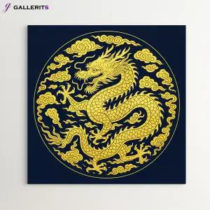 [갤러리츠] 곤룡포 곤룡도 인테리어 용 그림 거실 현관 액자 국립중앙박물관 국중박 굿즈