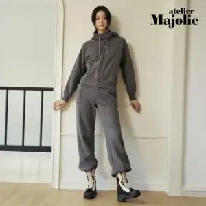 아뜰리에마졸리 25FW 시그니처 NEW 기모 스셋업 2종 (후디집업+팬츠)