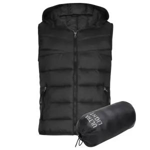 남성 다운라이크 패딩 후드 조끼 WS-VEP-PD57
