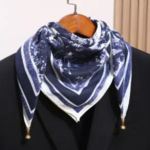 LILIS 여성 자석 버클 쁘띠 스카프 6color