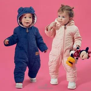 [디즈니베이비](신세계 사우스시티)[25년 겨울신상]미키마우스옆라인퀼팅우주복(NAVY,PINK)_79S727501