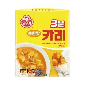 오뚜기 3분 카레 순한맛 200g 24개입