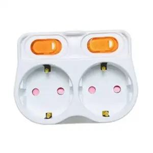 명경) 절전 멀티탭 2구 L형  선없음) 갑 10개입) 자재