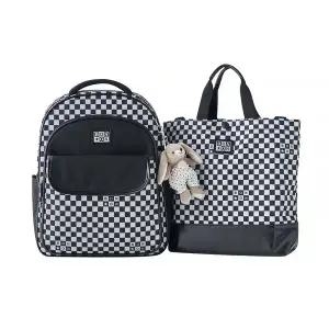 [BONTON](강남점)BT-BK체커보드책가방셋트 7697T-833-835-08