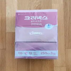 크리넥스 실크 소프트 티슈 250매 3개입 6팩