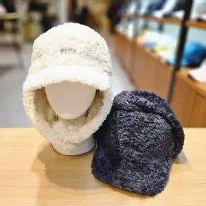 [대구백화점] [캡텐]엘르 뽀글이 퍼피귀달이캡 2컬러(ELE6UCW005)