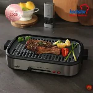 콕스타 무연 전기 그릴 연기안나는 삼겹살 가정용 고기굽는기계 NKTSG-1000