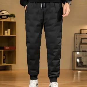 남성 패딩 슬랙스 데 융털 기모 남자 겨울 바지 방한 아웃도어 스포츠 작업복 캠핑복 등산복 골프복