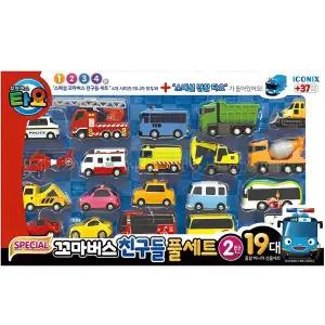 아이코닉스 타요 꼬마버스 친구들 풀세트 2탄 19대 종합 미니카 작동완구