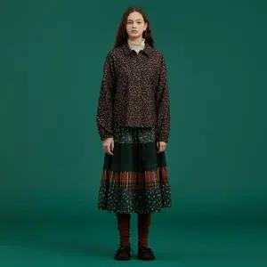 [롯데백화점]써스데이 아일랜드 [여성]플라워 기모 블라우스(T258MBL239W)