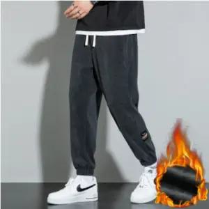 남성 겨울 기모 코듀로이 골덴 밴딩 조거팬츠 바지 워크웨어 작업복