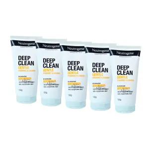 뉴트로지나 딥클린 젠틀 포밍 클렌저 150g x5개