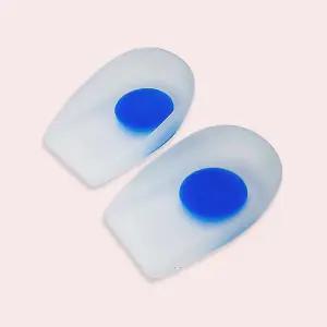 국산 실리콘 힐컵(1조) 젤 의료용 뒷꿈치 남자 여자 뒤꿈치 키높이 깔창 인솔
