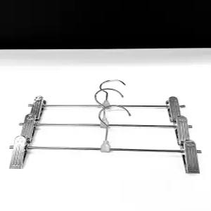 스텐바지걸이 실리콘집게형 바지걸이 20개