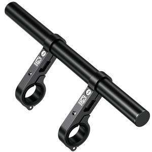 BRCovan 알루미늄 합금 핸들바 연장기, 11.81인치 길이의 크로스바, 이중 클램프 장착 베이스 시 0.875인치 / 1인치 1.125인치 1.26인치 자전거 오토바이 스쿠터 ATV용 연장기