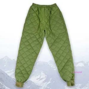 작은바지 방한복 국산 패딩 카키 누빔 솜바지 깔깔이 작업복 겨울자켓rst012