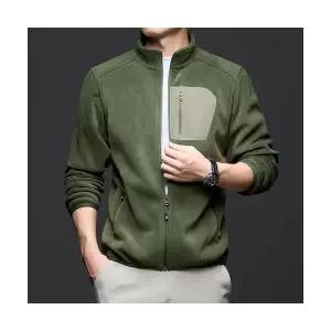 윈터솔져 남자 데일리룩 간절기 가디건 집업 기모 후드 가을 겨울 긴팔 차이나 트렌드 폴라폴리스 보온 KUK