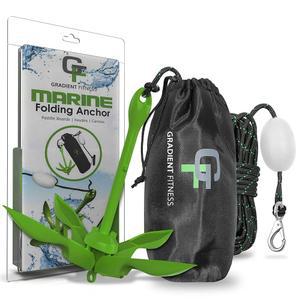 그라디언트 피트니스 카약 앵커 키트 | 패들 보드 액세서리, 소형 보트, SUP 제트 스키 액세서리 및 카누 앵커, 제트스키 PWC