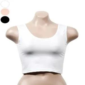 디자인 심플한 베이직 컬러 데일리 크롭 나시 런닝 (WFJ6BMV)