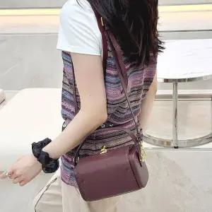 고급 가죽 미니 토트백 크로스백 여성 가방 (WFJ5WVN)