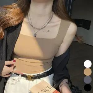 여성나시 브라캡 내장 나시티 민소매 여름이너 4색 (WFJ72Z9)