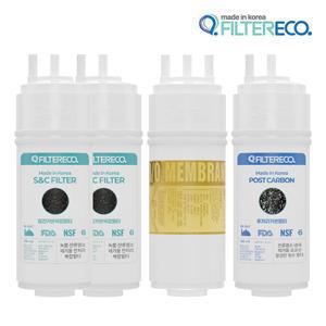 코웨이 정수기 CPI-6500L 필터 호환 최고급형 RO 20cm 1년 세트