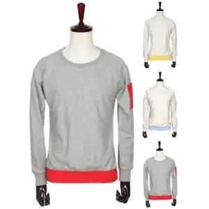 고품질 무지 남자긴팔티 봄 가을 라운드티셔츠 긴팔티 신상 (WFJREXB)