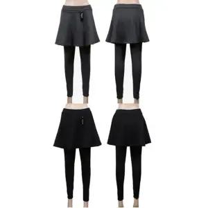 (스킨센스)융털 기모 겨울 플레어 치마 레깅스