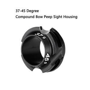 1개 37-45도 컴파운드 보우 피프 사이트 하우징 (양궁 슈팅 스포츠 액세서리)